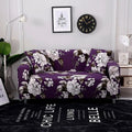 Elastic all-inclusive polyester sofa cover with striped pattern, modern simple style, 15 colours, 1-4 seat models.