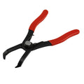 Red interior round nail removal pliers with PVC handles for door panel installation