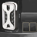 Silicone ice cube mould and water bottle combo in light grey, sky blue, or white colour.