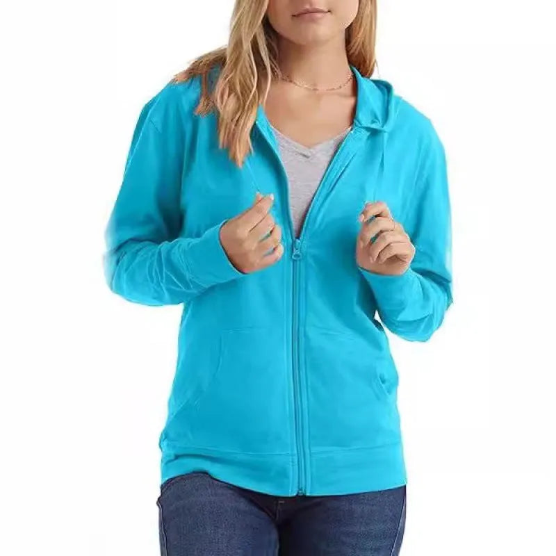 Loose fit solid colour pullover hoodie in black, white, grey, dark blue, sky blue or dark pink.