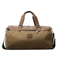 Large black travel messenger bag made from Oxford cloth with 36-55 litre capacity