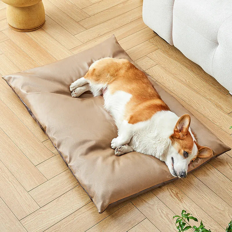 Blue cooling mat pet bed for dogs and cats with summer cooling function