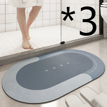 A cozy, soft, and stylish bathroom floor mat that provides comfort and safety for your feet