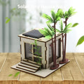 Solar Small House No 2 wooden assembly toy for science experiments