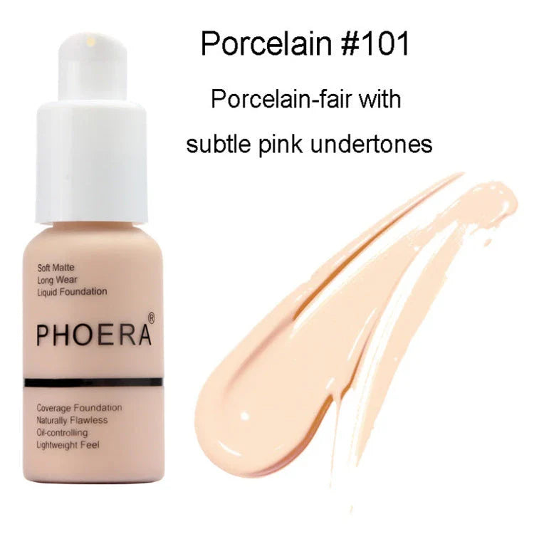 Natural Matte Concealer Foundation Cream with Skin-Nourishing Ingredients for Flawless, Radiant Complexion