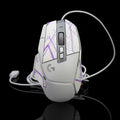 Anti-skid stickers for mouse button area in Black, Blue, Green, White, Pink, Red, Tiffany blue, and printed options.