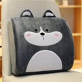Cartoon design car seat cushion with removable memory foam inner core