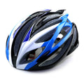 Bicycle integrated helmet in black white red with PC EPS construction and velvet lining on display
