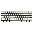 White Japanese keycap full set of 100 keycaps with sublimation printed legends for mechanical keyboards