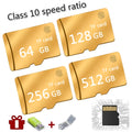 M Series SD memory card Class 4 in gold and black colour options with 1GB to 512GB capacity
