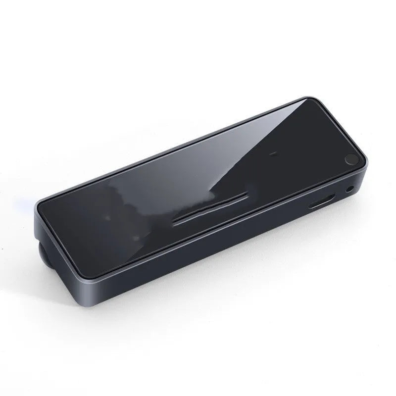 Black car air vent aromatherapy unit with LED lights and fragrance stick slot
