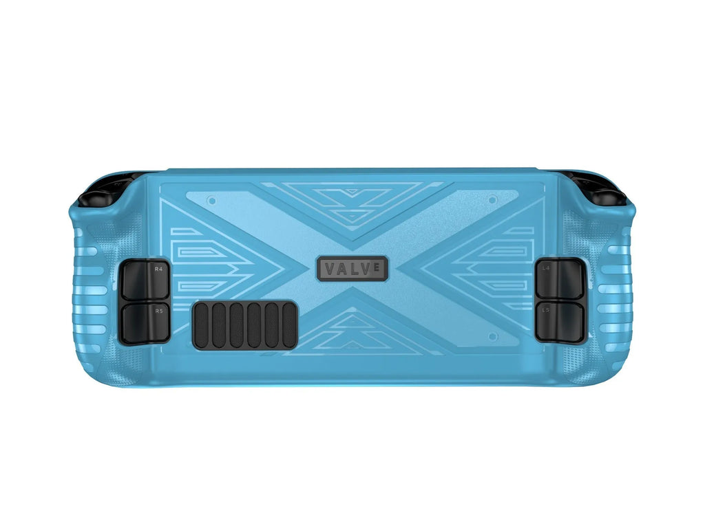 Steam Deck TPU silicone protective cover in black, blue and red colour options