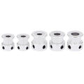 2GT timing belt pulley wheel stainless steel extrusion gear 16 teeth white 3D printer accessory
