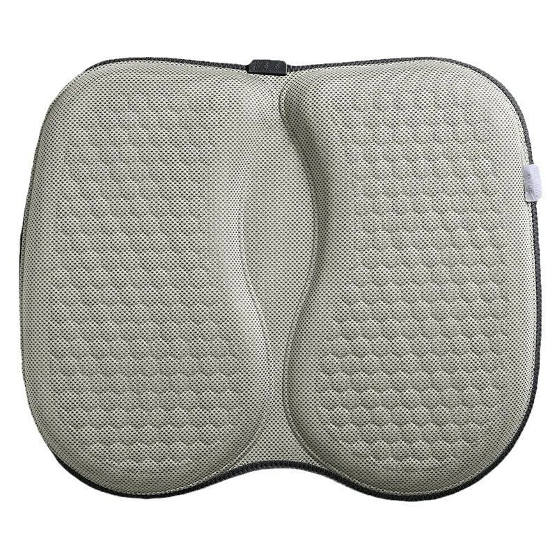 Honeycomb gel car seat cushion breathable cold pad shown in one of six colours on a car seat.