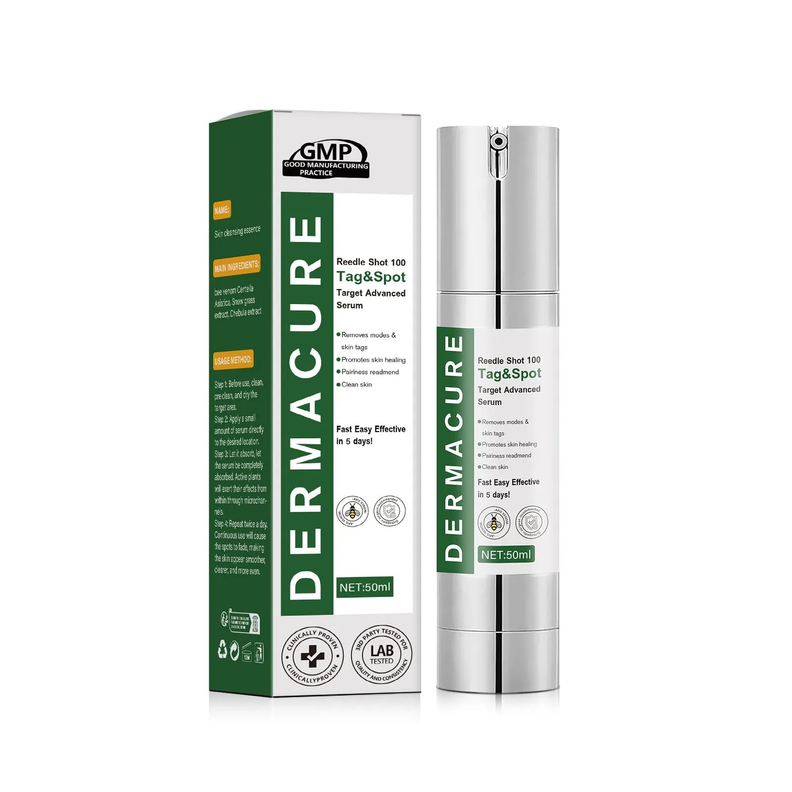 50ml non-standard skin care solution bottle for gentle facial cleaning