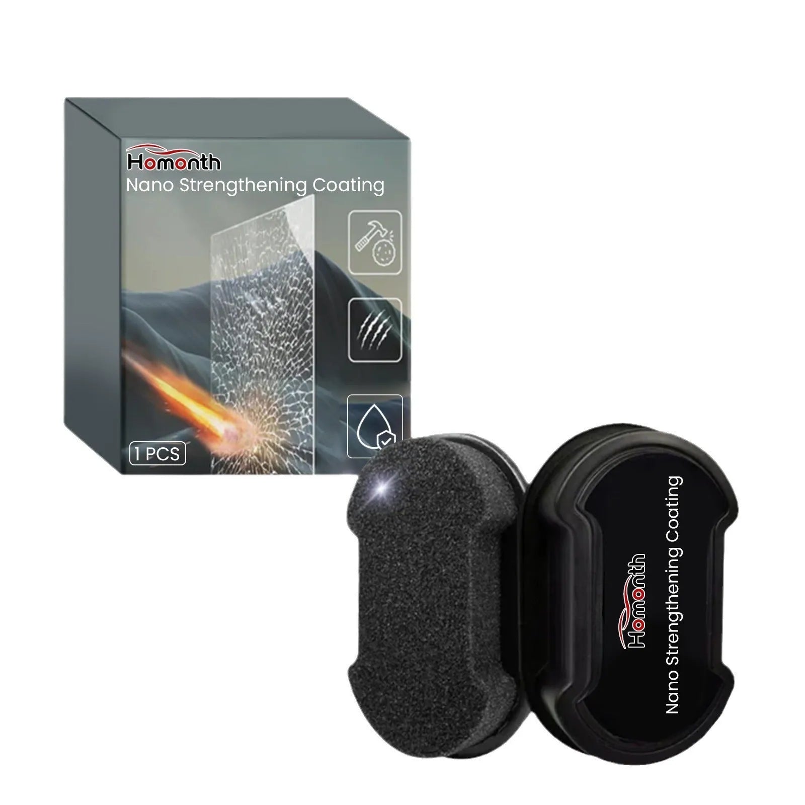 Car cleaning sponge for vehicle window maintenance and windshield cleaning