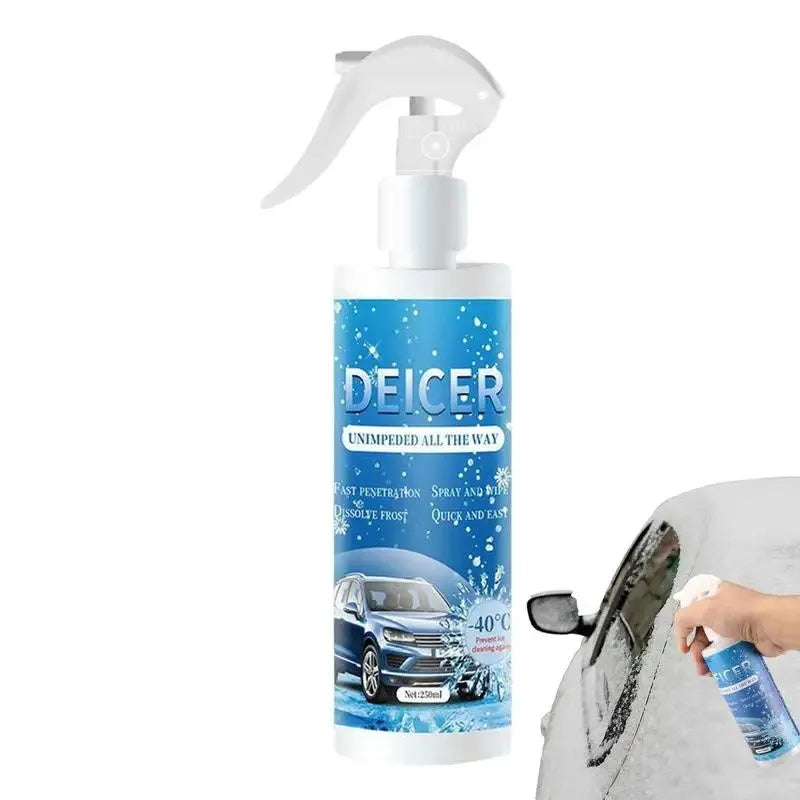 250ml aerosol can of car windscreen deicer spray for snow and ice removal