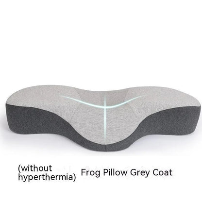 Premium memory foam pillow with contoured design for personalized neck support and spinal alignment