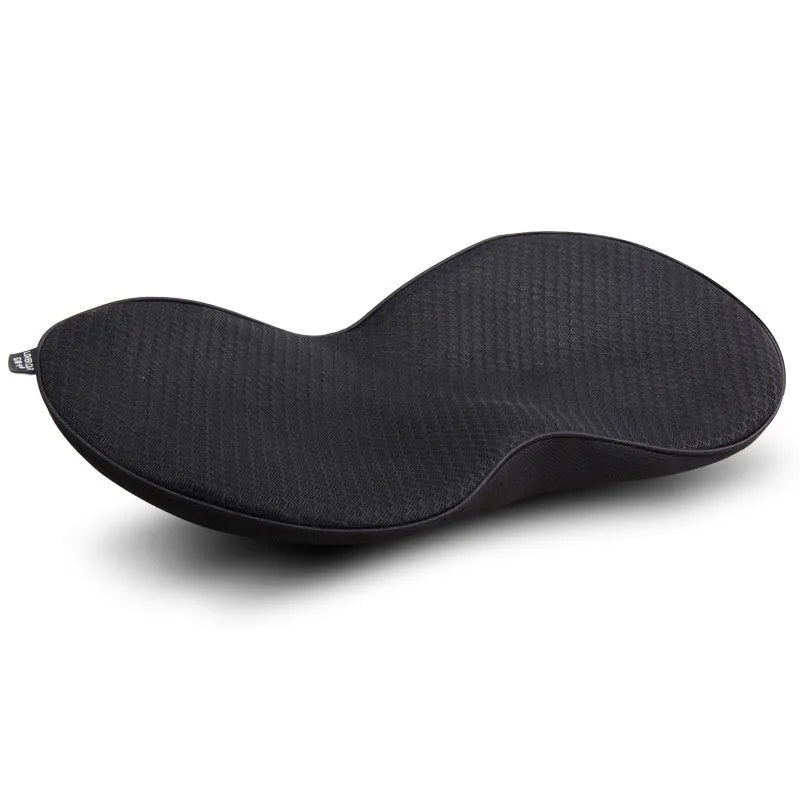 Memory foam car seat cushion in black beige brown and red colours for height adjustment