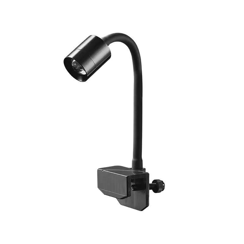Mini LED aquarium light for small fish bowls with clip attachment and 3W power rating