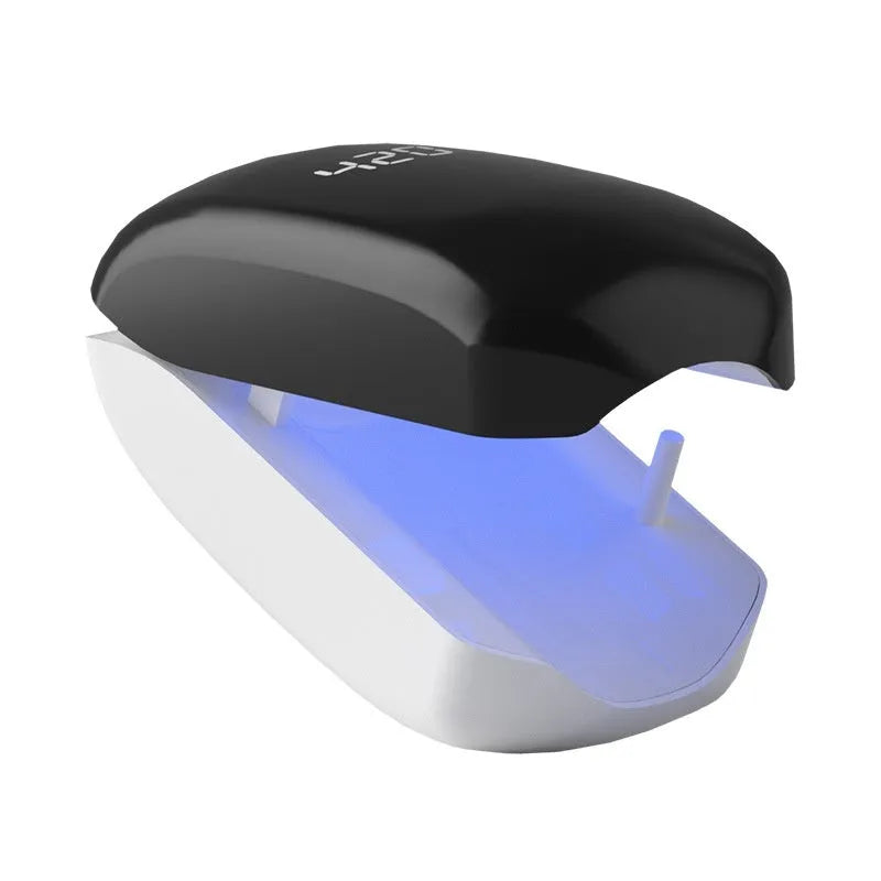 White UV laser light device for auxiliary onychomycosis care with quick-drying UV lamp function