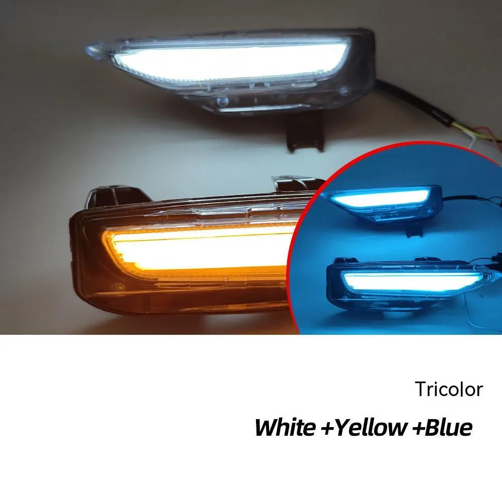 Infiniti Q50 front bumper LED daytime running and turn signal lamp unit