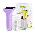 Portable children's digital HD microscope with 100x magnification and manual focusing in white and orange colour options