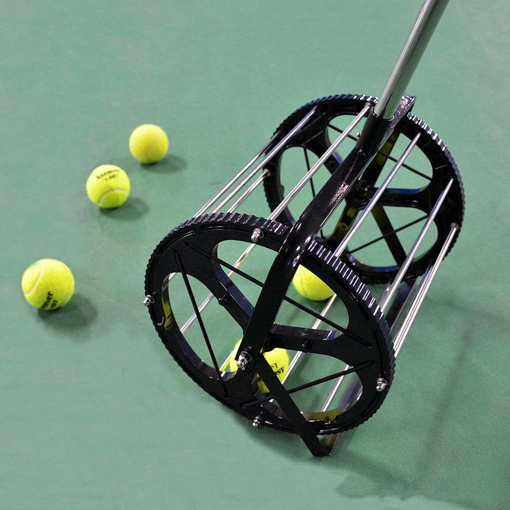 Convenient Tennis Ball Collector with Telescopic Handle and Large Capacity for Easy Ball Pickup