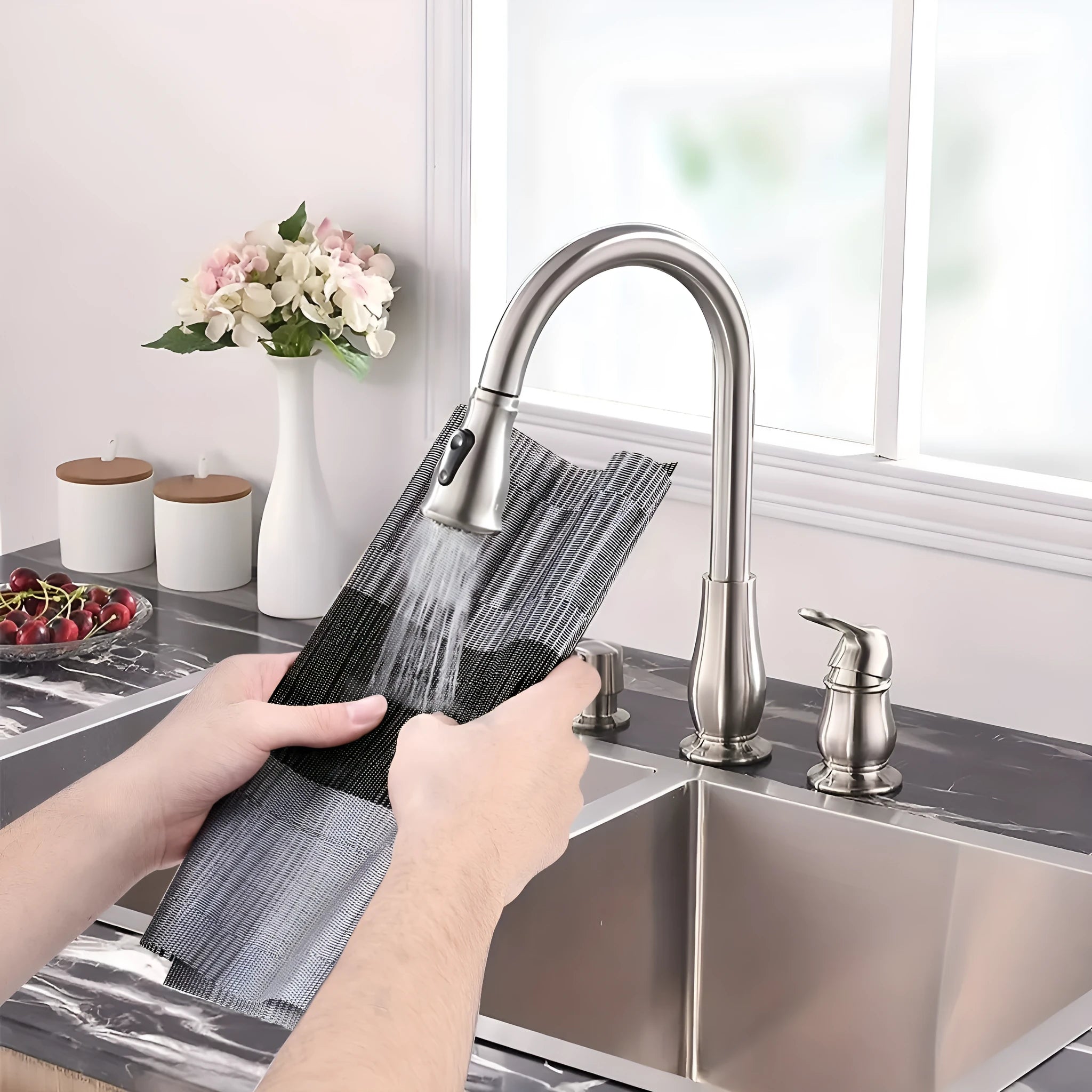 PVC placemat in modern simplicity style with non-slip surface for dining table protection