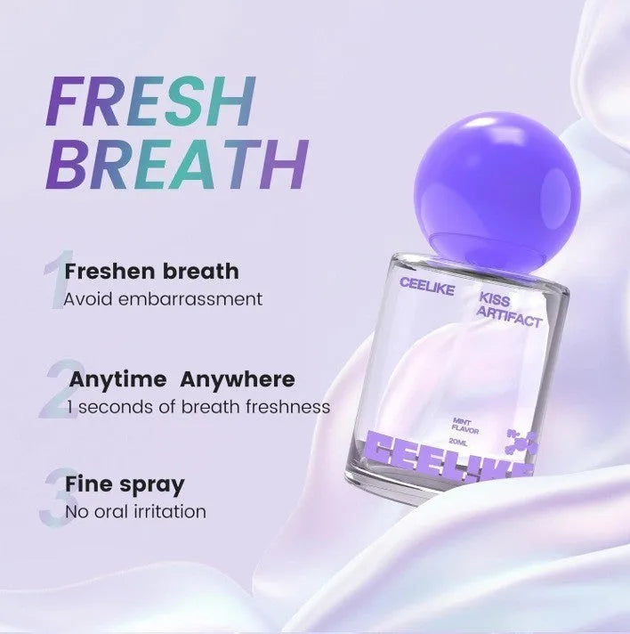20ml probiotics oral care spray bottle with mist spray mechanism for long-lasting cleaning