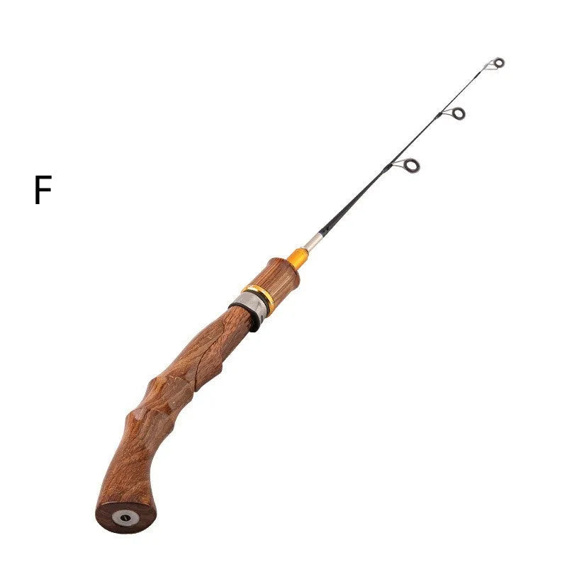 FRP ice fishing pole with straight handle, 30cm length, colour A, for outdoor use