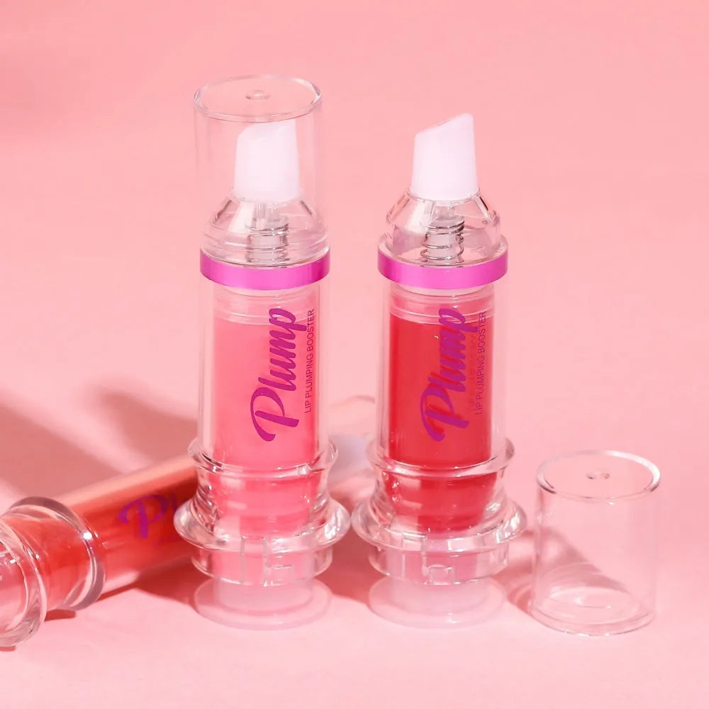 Tube of Rich Lip Color liquid lipstick in a shiny finish, shown in one of six available shades.