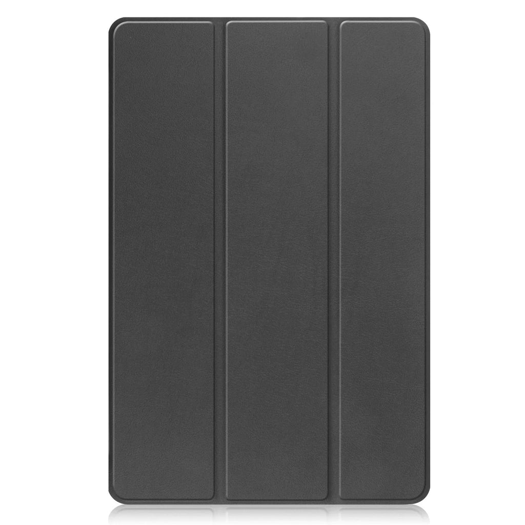Ultra-thin black tri-fold protective case for Xiaomi Pad 5 Pro 12.4 with auto wake function