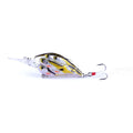 7.5cm sea fishing hard bait lure with fish feather hook in various colour options