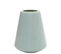 Colourful melamine plastic decorative vase measuring 16*20cm in white, pink, green and blue options