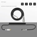 Type-C detachable mechanical keyboard cable in various colours with 2 metre length