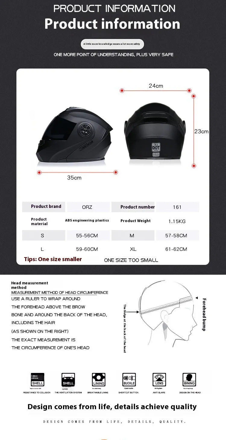 Matte black full face motorcycle helmet with integrated battery visor on a stand