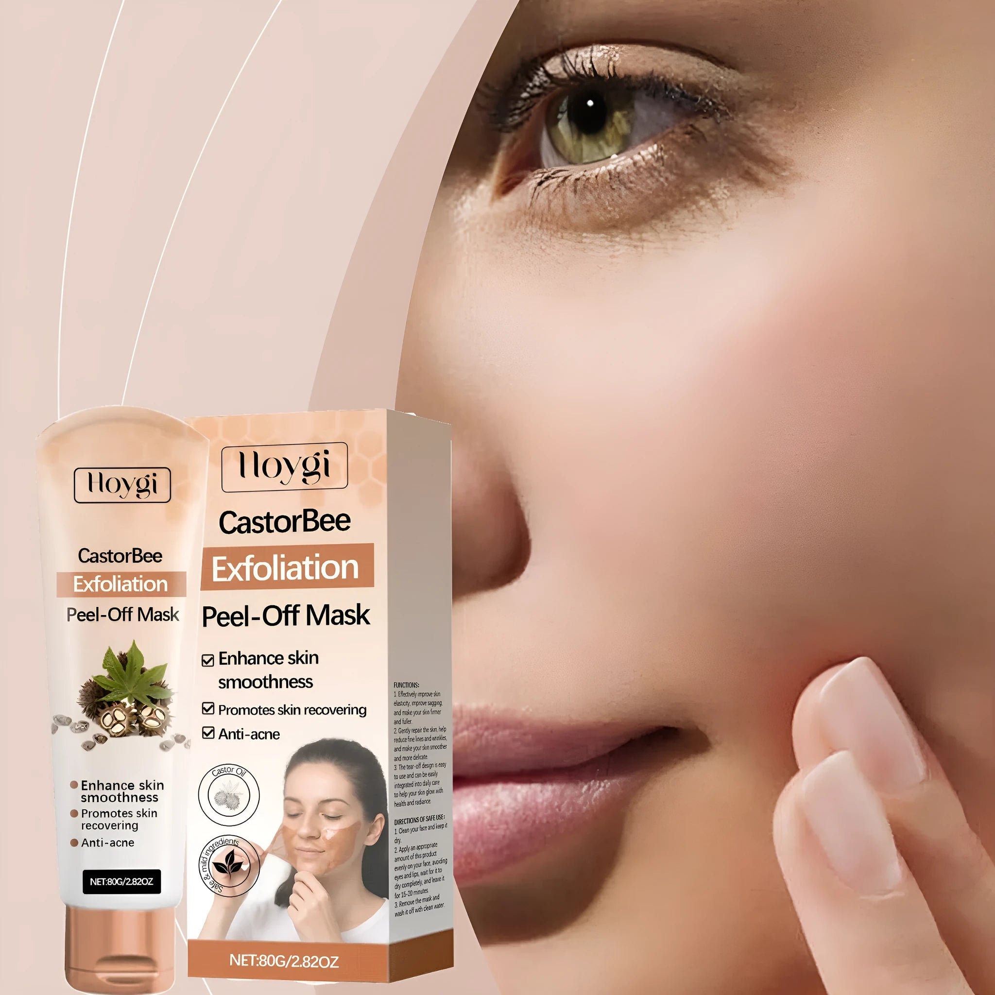 Mild Cutin Tearing Mask facial sheet mask 80g with collagen and bee venom formula