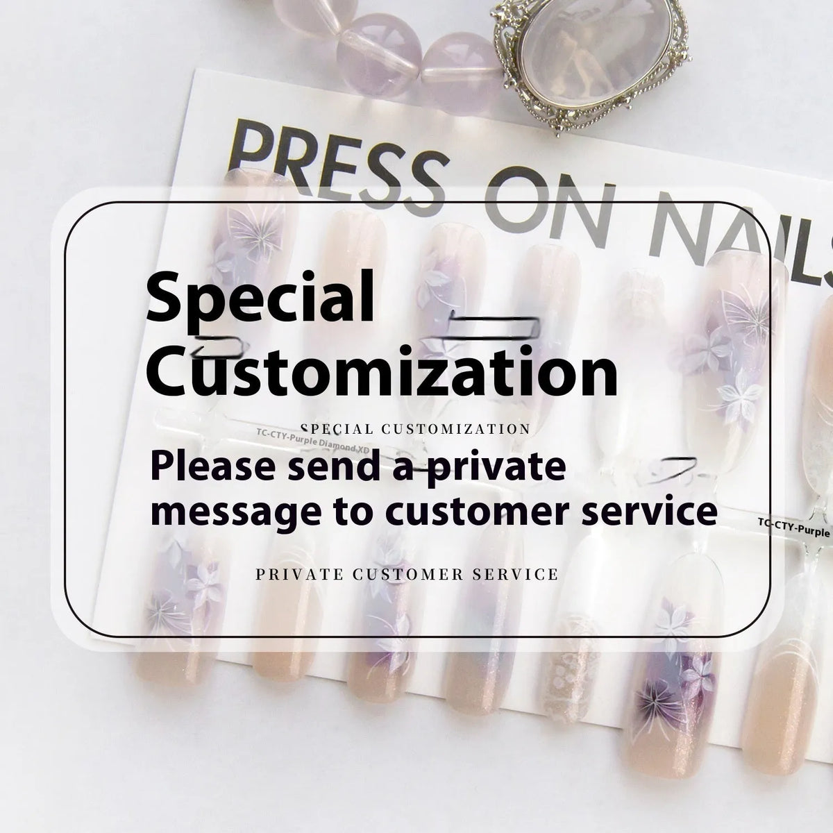 Chinese style butterfly oval almond prefabricated nail art stickers, 40PCS, ziling colour, frosted or glossy finish