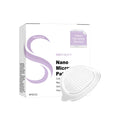 Four transparent nano microneedle hydrogel patches for facial skin application