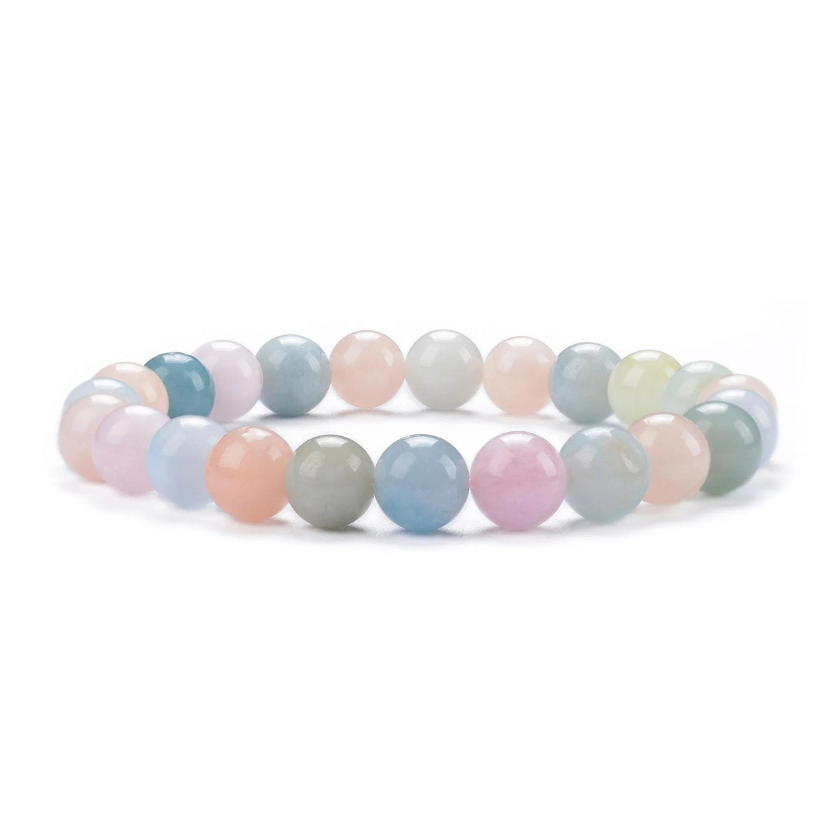 8mm natural stone beads bracelet in geometric design with genuine agate material