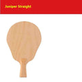 One-layer cypress wood table tennis racket bottom plate, 6mm thick, with Horizontal ST or Straight CS handle
