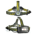Aluminium alloy induction headlamp for fishing, camping and night riding, retractable telescopic head torch.