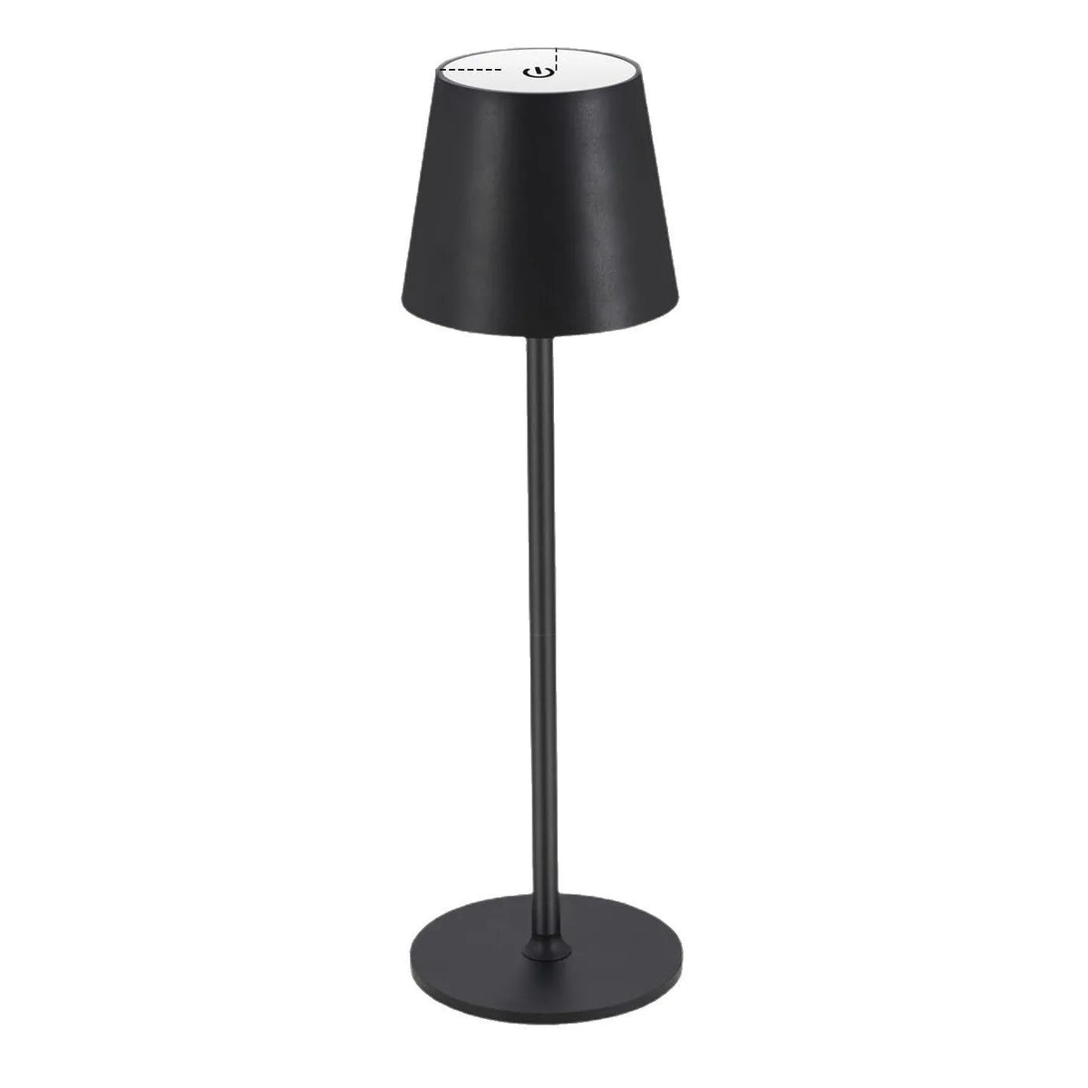 Cordless rechargeable waterproof table lamp 10x38cm available in five colours