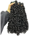 Front lace wig in pissy06 colour with real human hair, showing natural style and adjustable cap