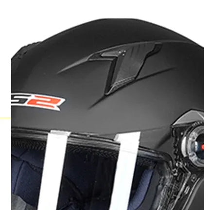 Motorcycle Crew full face helmet in ABS material, side view showing full chin coverage, available in multiple colours