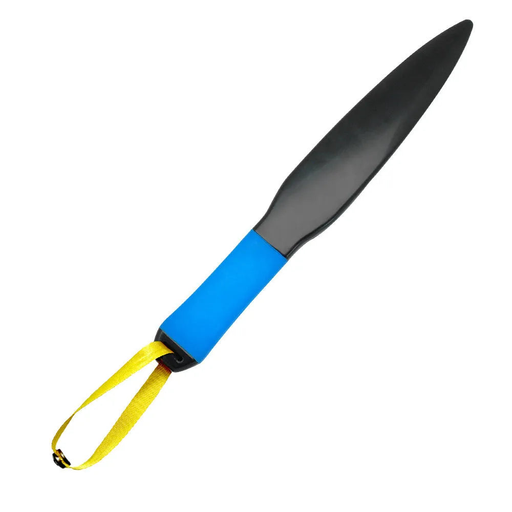 Blue-handled dog break stick measuring 35cm for small to medium dog training