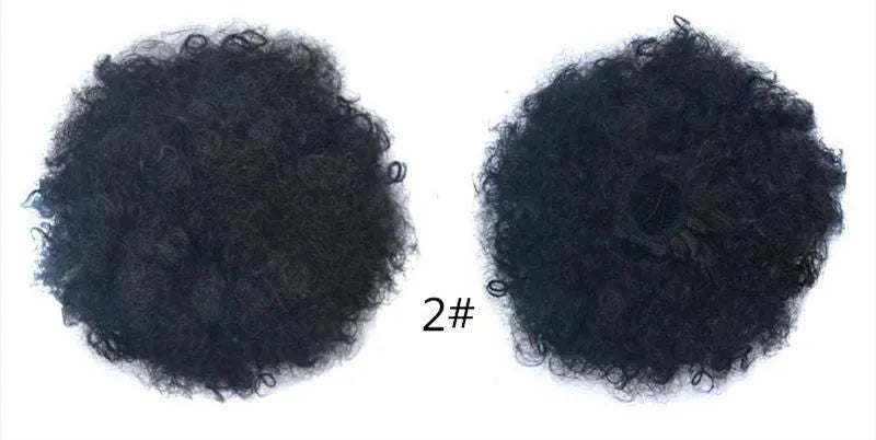 Fluffy wig with high temperature wire hair material and hairpin attachment