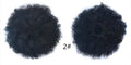 Fluffy wig with high temperature wire hair material and hairpin attachment