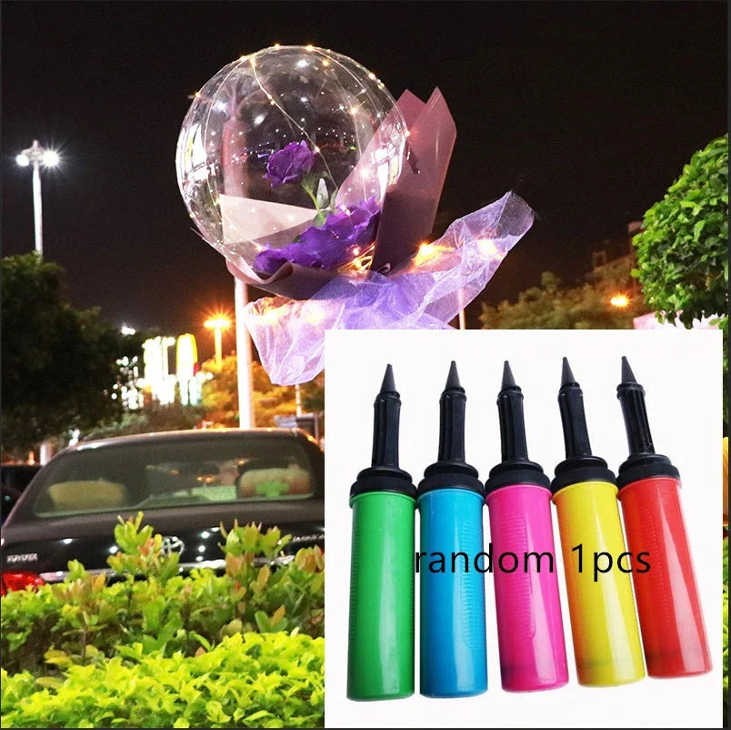 Luminous Balloon Rose Bouquet with LED lighting creating a magical ambiance for celebrations